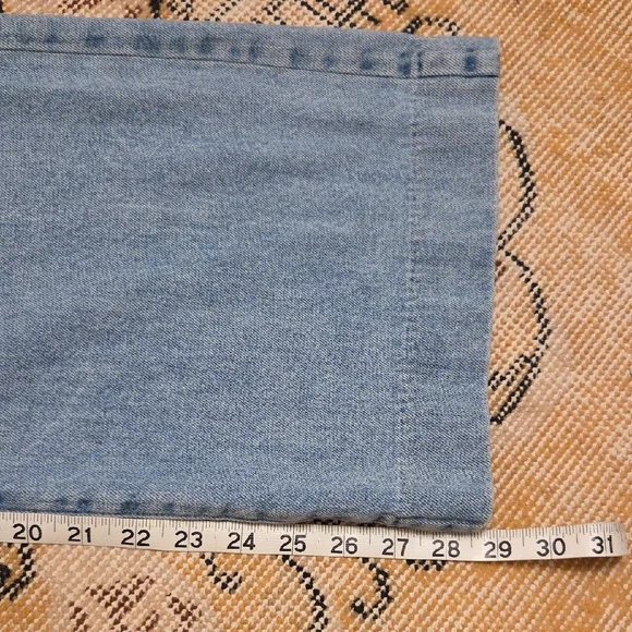 Everlane Light Blue Flare & Wide Leg Jeans - Picture 7 of 8